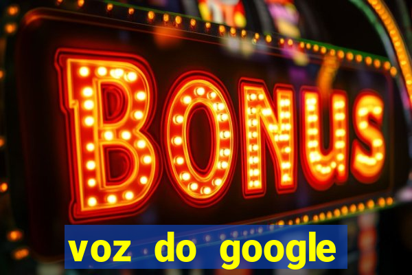 voz do google tradutor homem